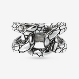 Anneau de bande de noeud de texture de serpent