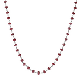 Collana Rosario con Pietre Naturali in Argento 925