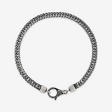 Bracciale con Catena Spiga in Argento 925