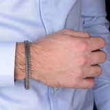 Bracciale con Catena Spiga in Argento 925