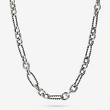 Necklace with Alternating Link Chain