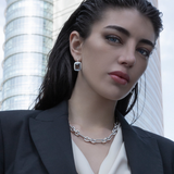 Necklace with Alternating Link Chain