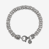 Bracciale con Catena Bizantina in Argento 925