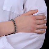 Bracciale con Catena Bizantina in Argento 925