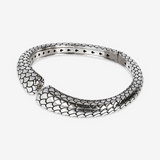 Bracciale Rigido Graduato Texture Sirena in Argento 925