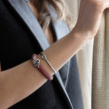 Bracelet Rigide en Argent 925 Texture Sirène