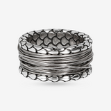 Mermaid Texture Multi-strand Ring