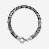 Bracciale con Catena Spiga in Argento 925