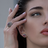 Graduated Sea Urchin Texture Ring