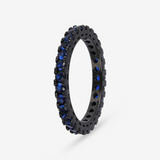 Ruthenium ring with Riviera