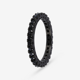 Ruthenium ring with Riviera