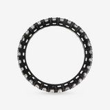 Ruthenium ring with Riviera