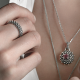 Sea Urchin Textured Ring