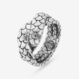 Mermaid Texture Weaving Ring