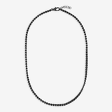 Necklace with Chain and Round Cubic Zirconia