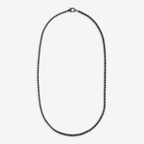 Necklace with Chain and Round Cubic Zirconia