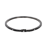 Bicolor Tennis Bracelet with Cubic Zirconia