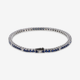 Bicolor Tennis Bracelet with Cubic Zirconia