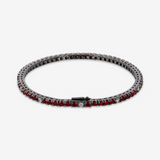 Bicolor Tennis Bracelet with Cubic Zirconia