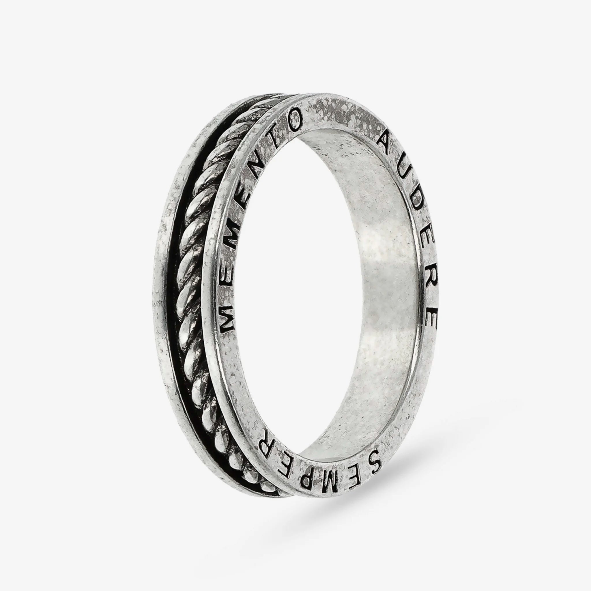 Semplice anello con rune vichinghe, gioielli per coppia in