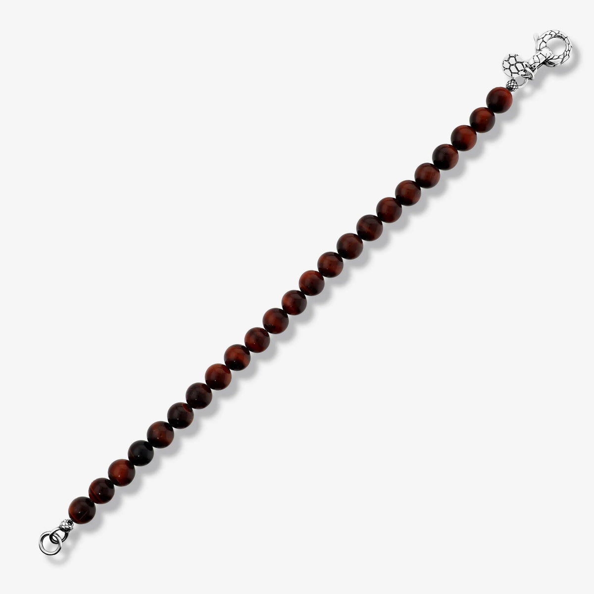 925 Sterling Silver Bracelet with Natural Stone Beads