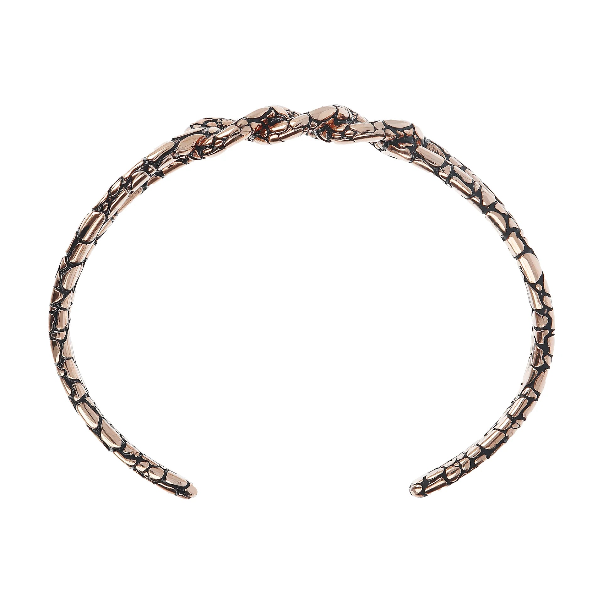 Rigid Bracelet Snake Texture