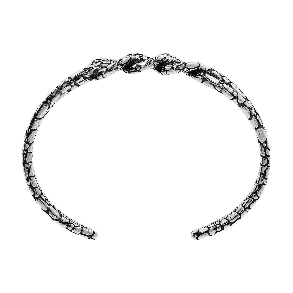 Rigid Bracelet Snake Texture