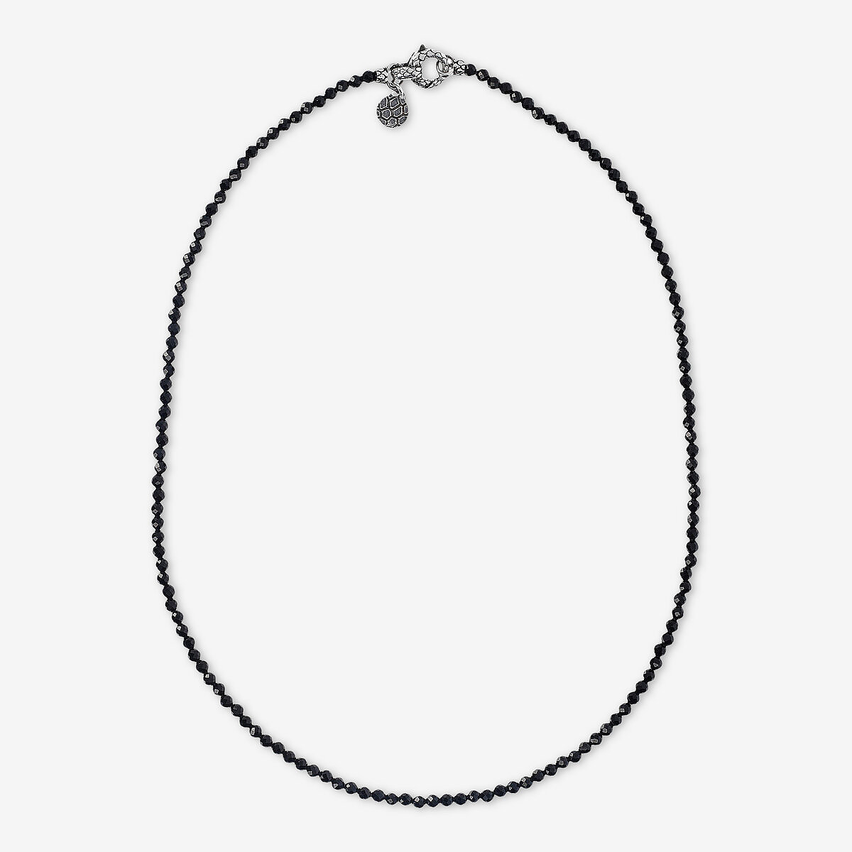 Rosenkranzkette mit schwarzem Spinell oder Granat