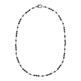 Necklace with Spinel and Garnet Natural Stones