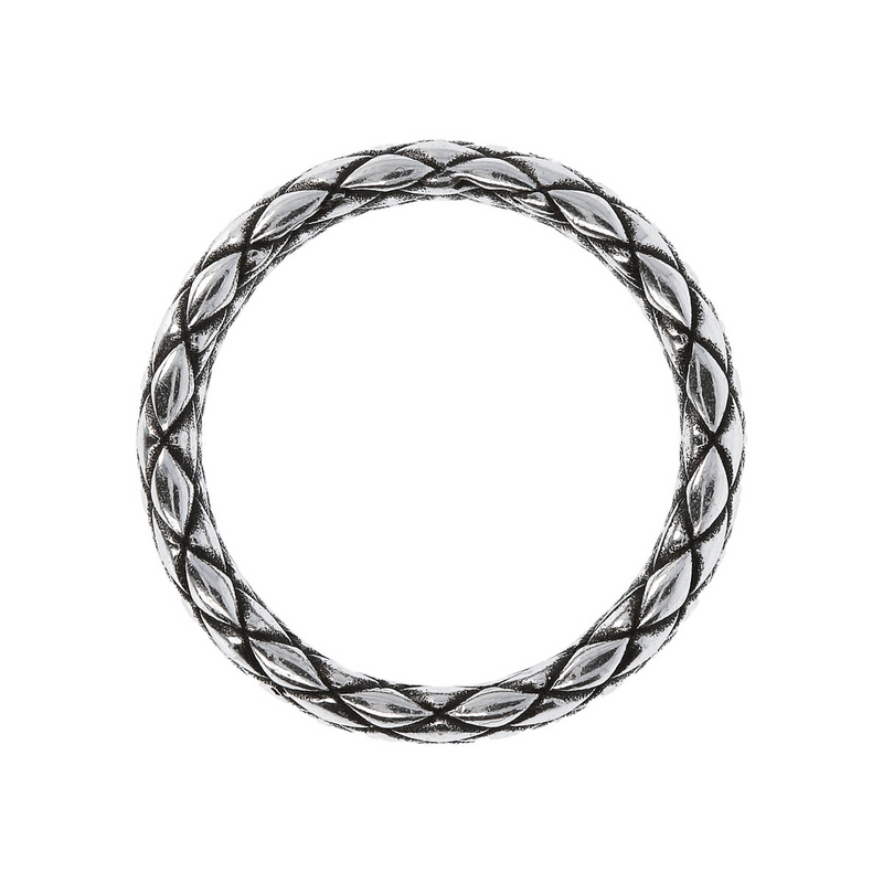 Classic Geometric Texture Ring