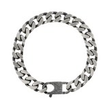 Bracelet with Satin Curb Chain