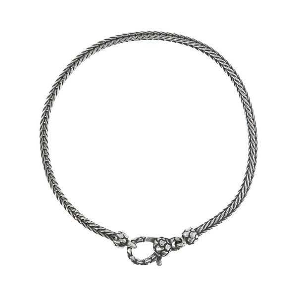 Bracelet with Thin Foxtail Chain