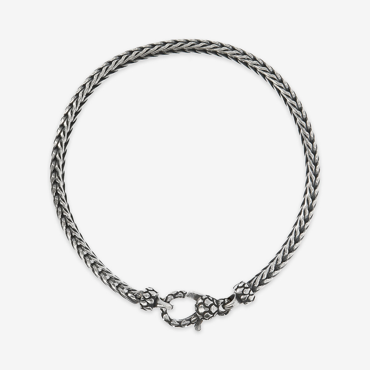 Bracciale con Catena Coda Di Volpe in Argento 925