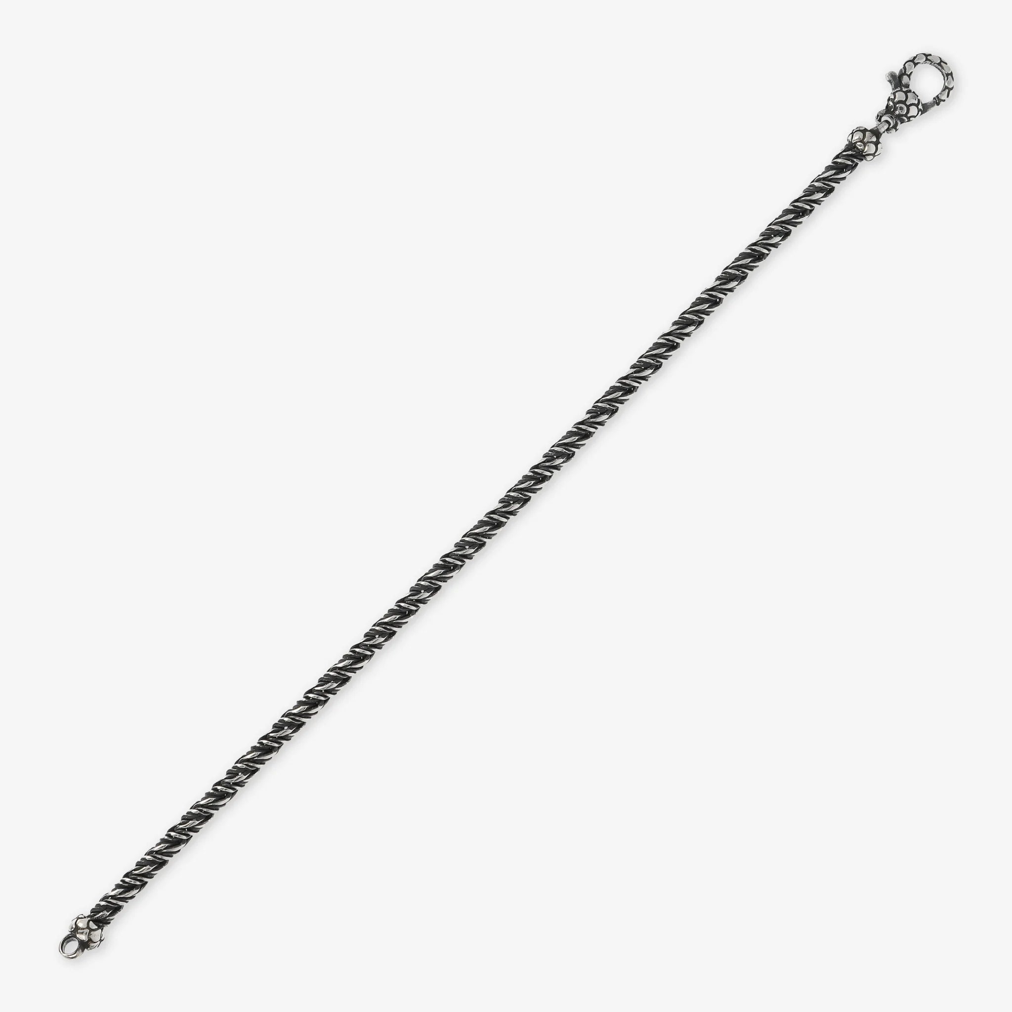 Bracciale con Catena Coda di Volpe in Argento 925