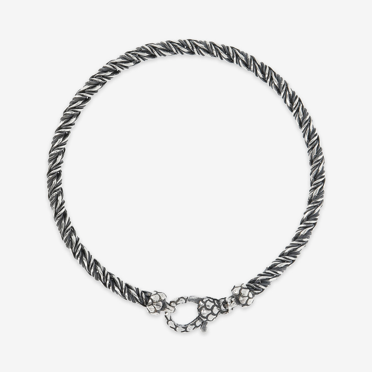 Bracciale con Catena Coda di Volpe in Argento 925