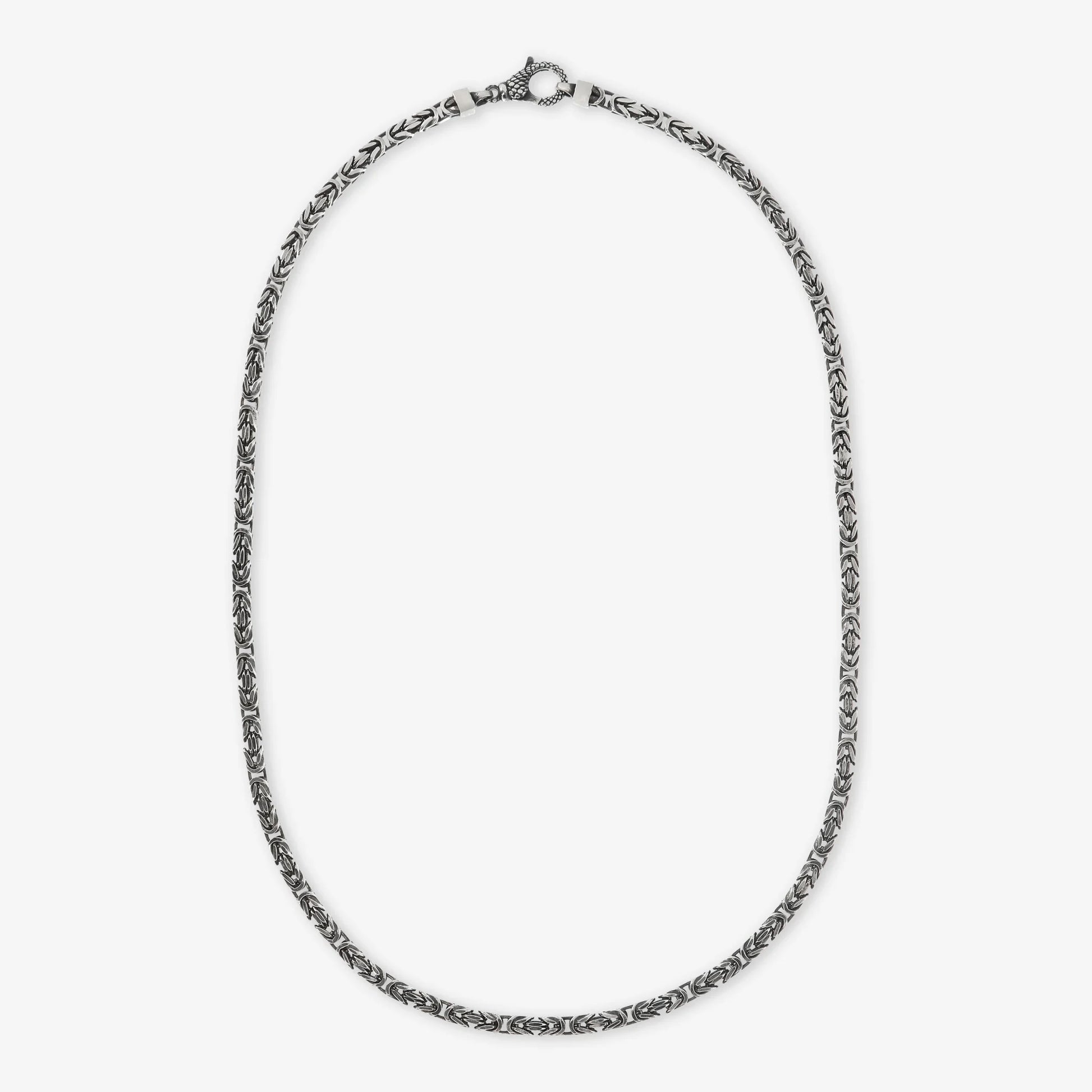 Collana con Catena Bizantina in Argento 925