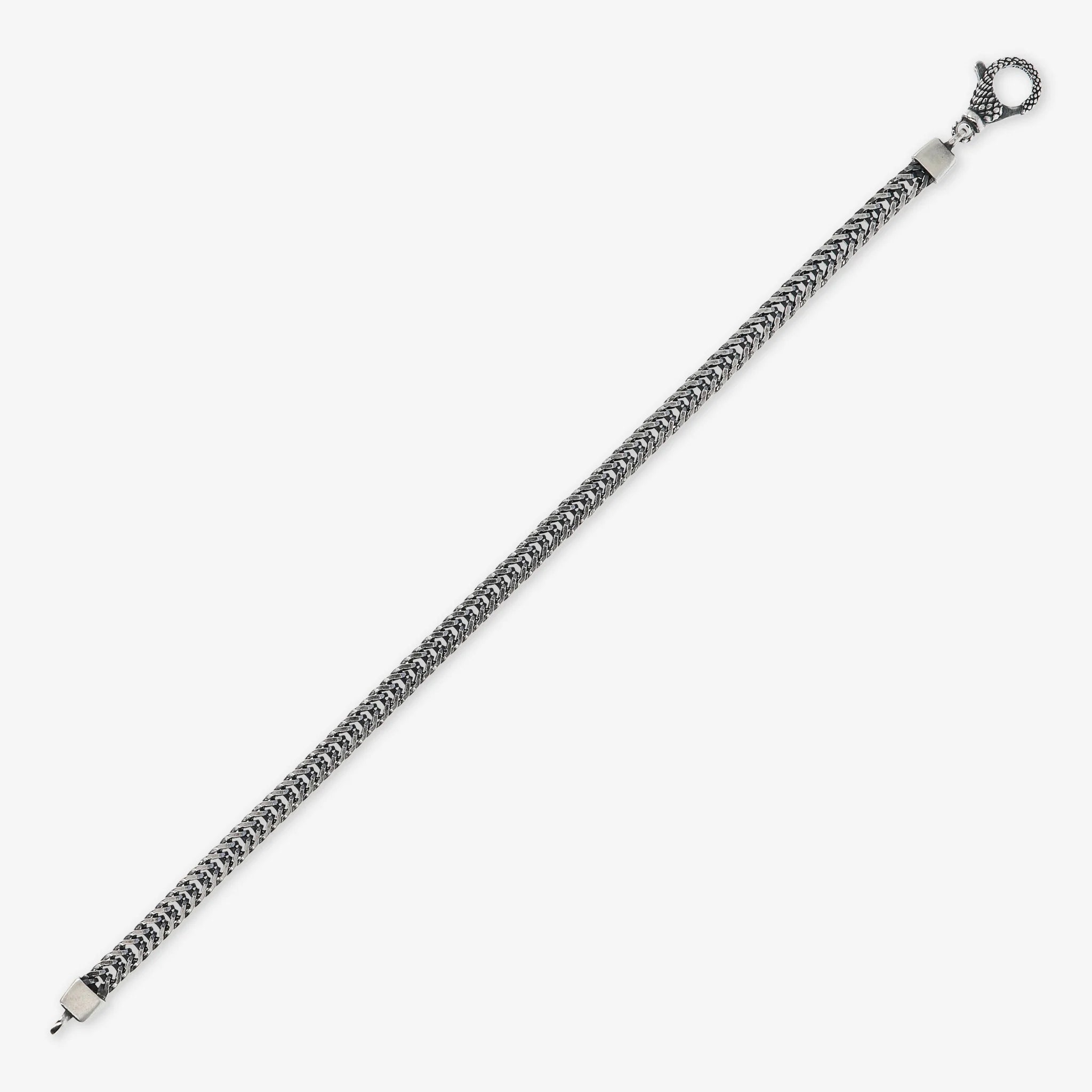 Bracciale con Catena Spiga in Argento 925
