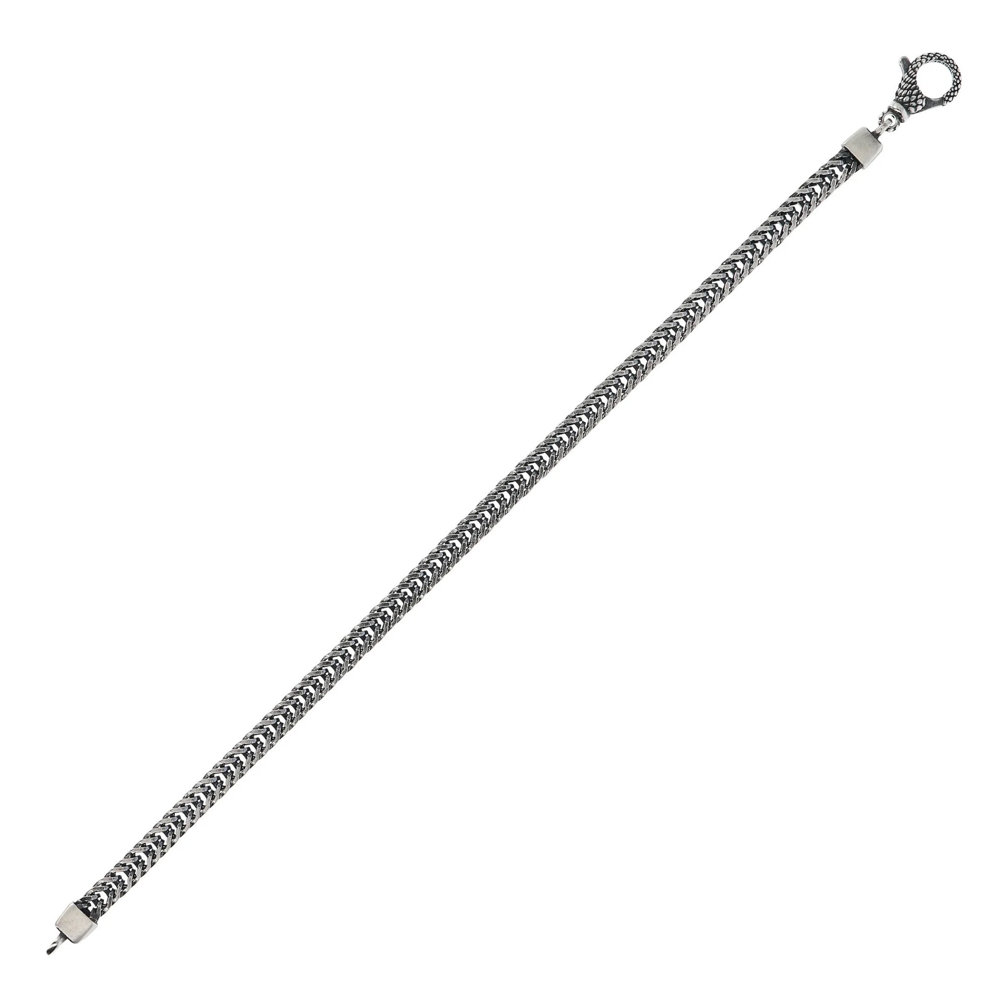 Bracciale con Catena Spiga in Argento 925