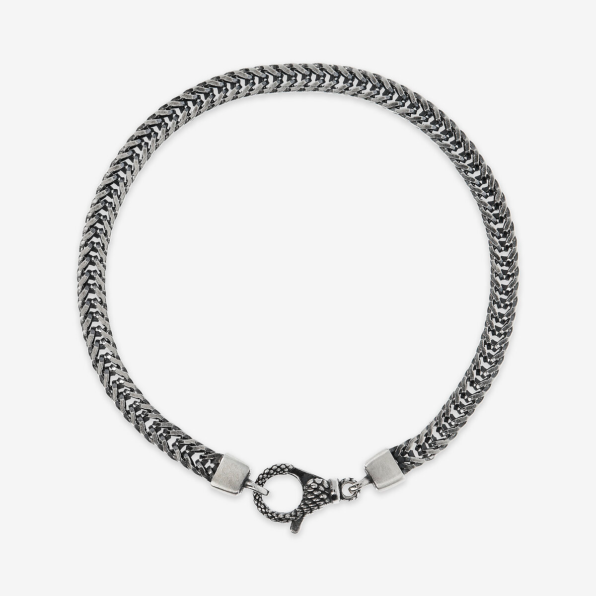 Bracciale con Catena Spiga in Argento 925