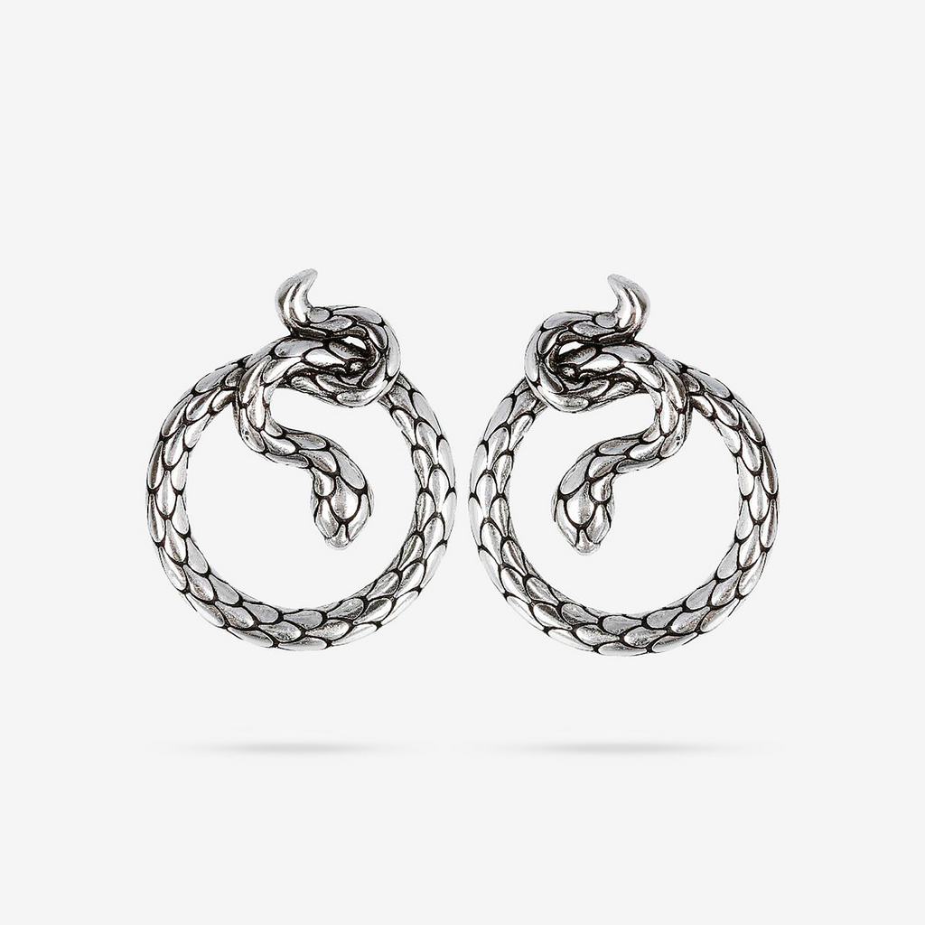 Borchie Argento Placcato Orecchini Pendenti A Cerchio In Argento Sterling 925 - Placcati Argento, Design Moda, Borchie EHL12 Gioielli Argento Placcato - Foto 11