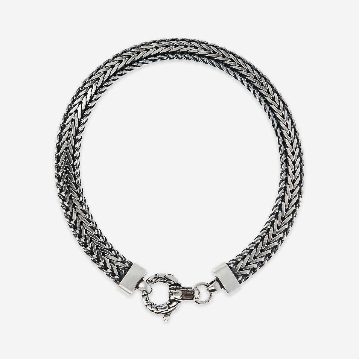 Bracciale con Catena Spiga in Argento 925