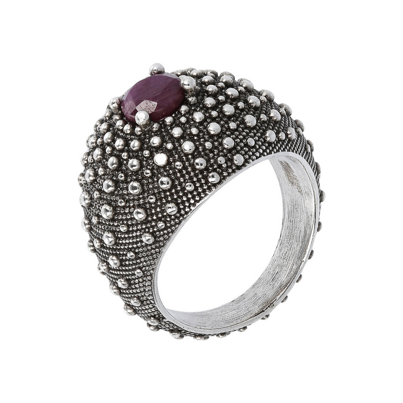 Graduated Sea Urchin Texture Ring