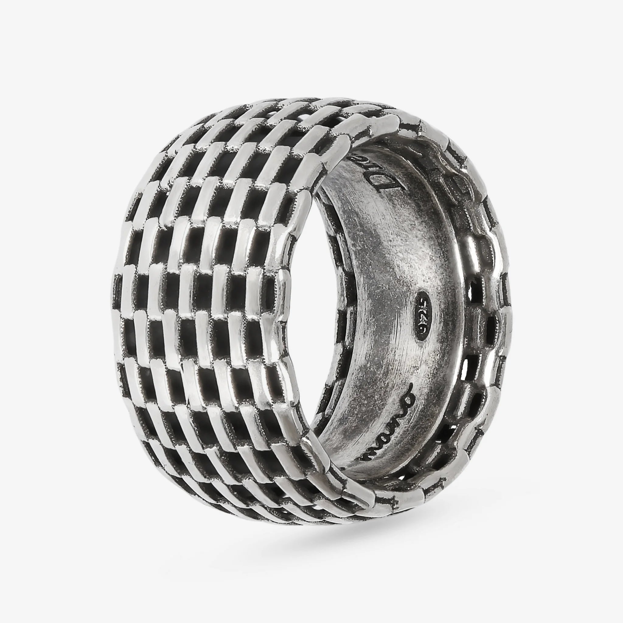 Anello a Fascia Traforato in Argento 925