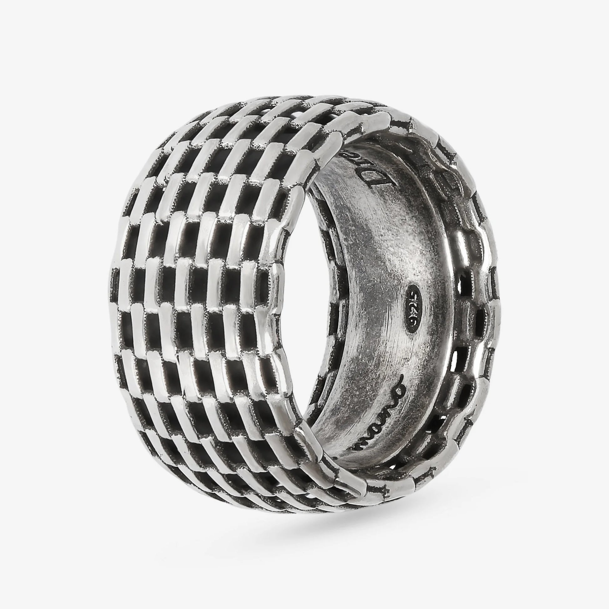 Anello a Fascia Traforato in Argento 925