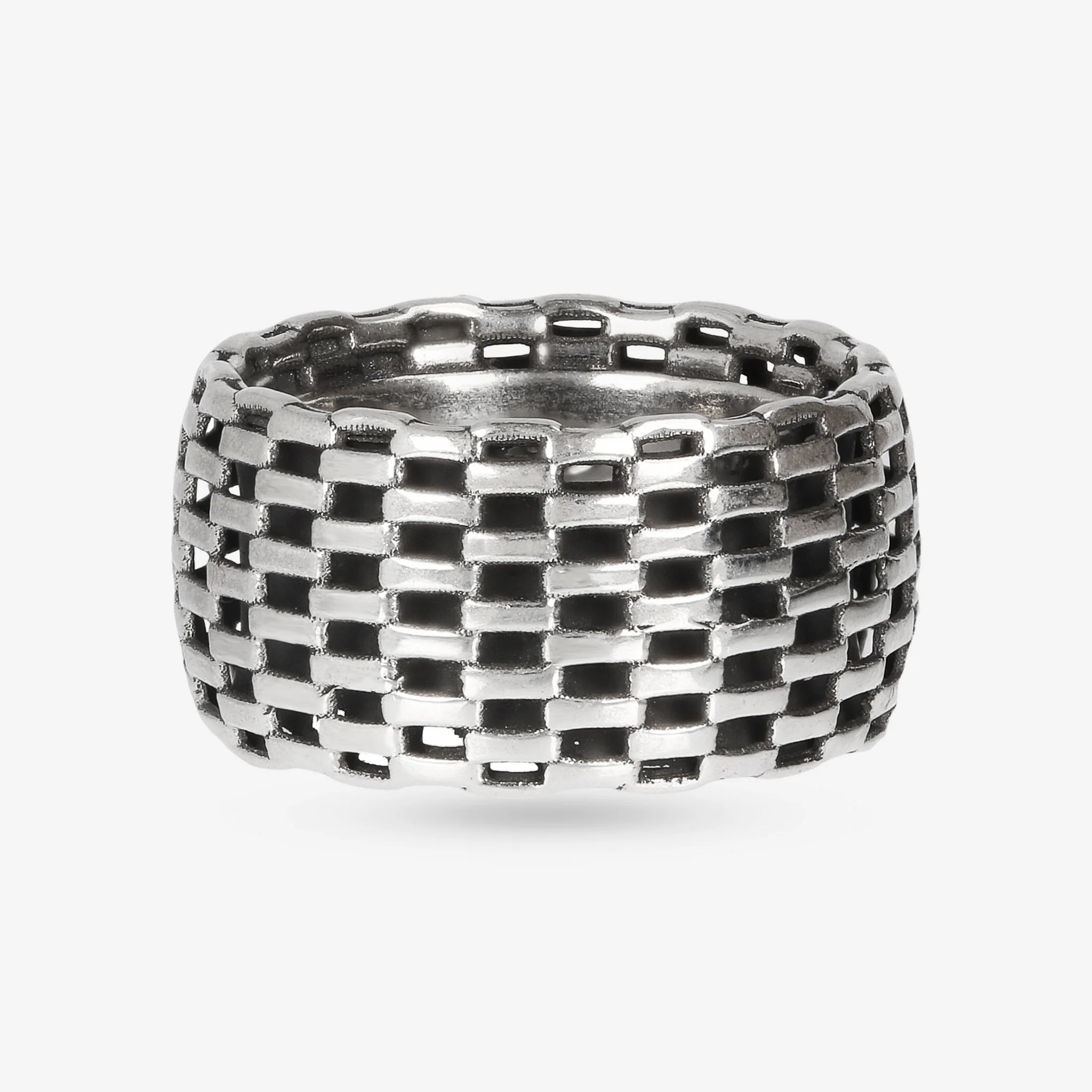 Anello a Fascia Traforato in Argento 925