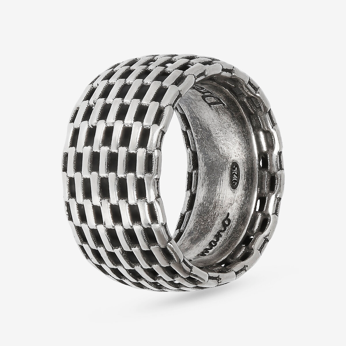 Anello a Fascia Traforato in Argento 925