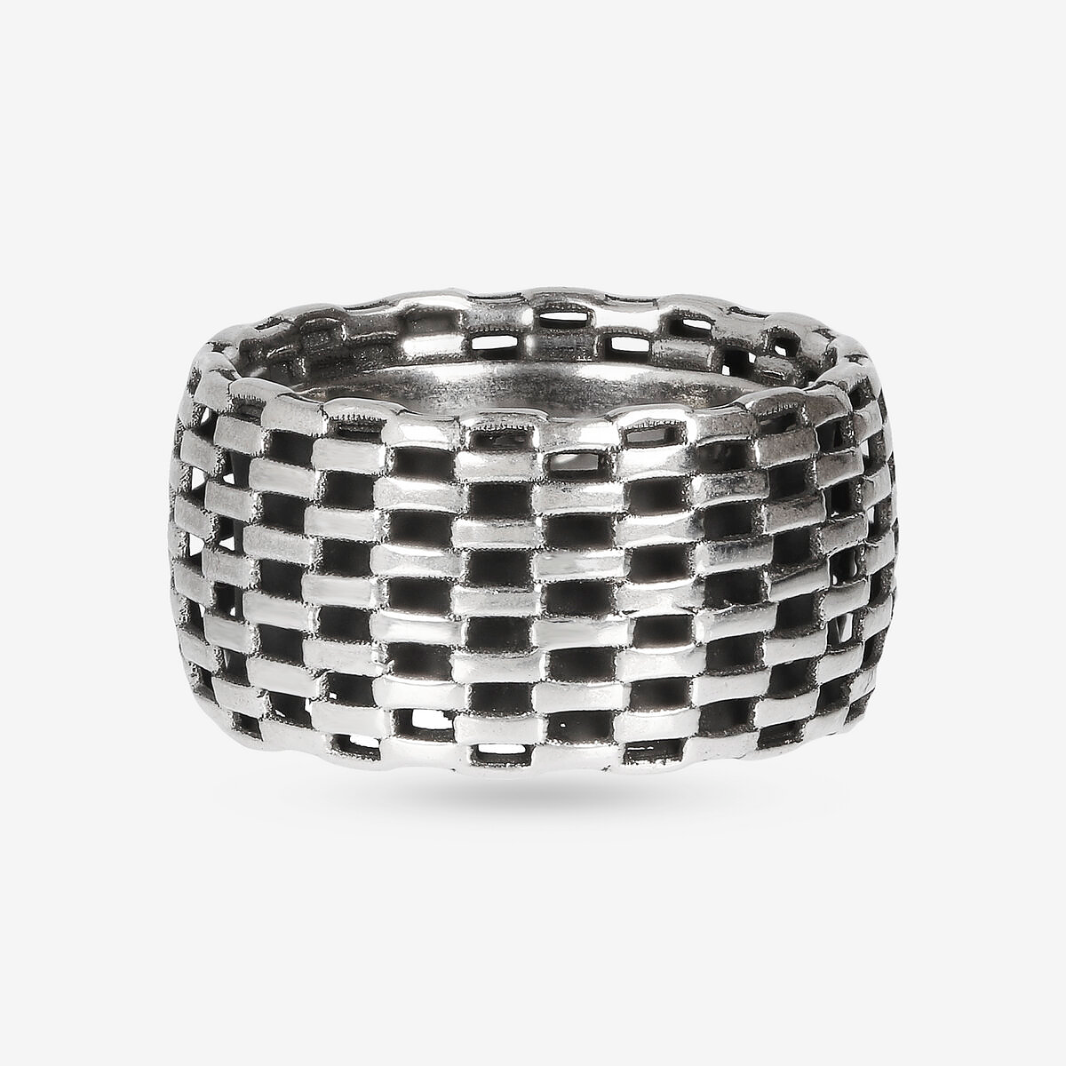 Anello a Fascia Traforato in Argento 925