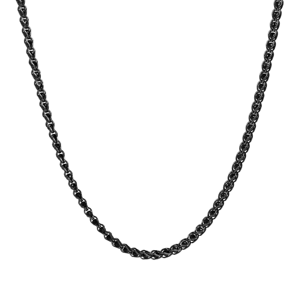 Necklace with Chain and Round Cubic Zirconia