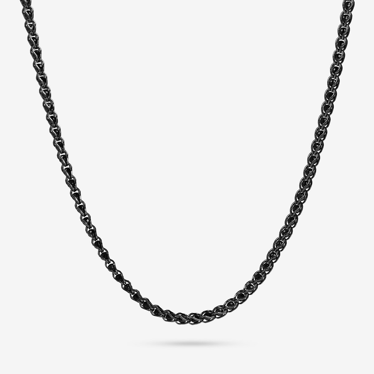 Collana con Catena e Cubic Zirconia Tonde in Argento 925