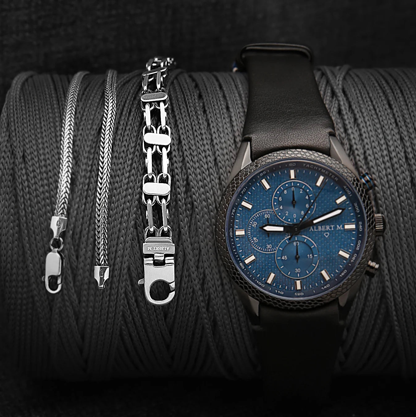 Bracciale Catena a Intreccio in Argento 925